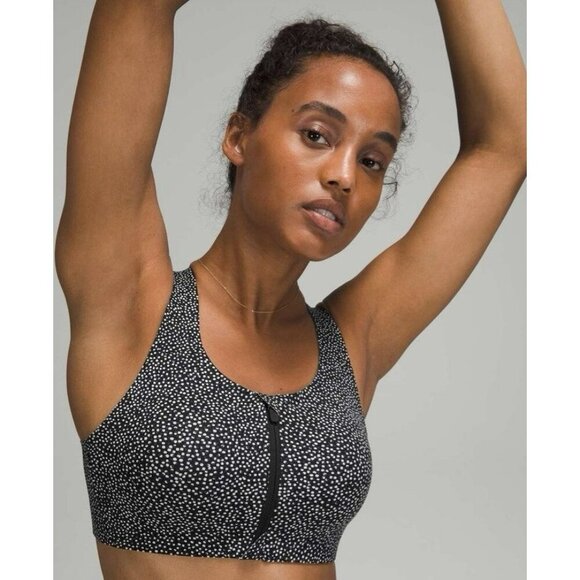 Lululemon Enlite Bra Zip Front *High Support, A–E Cups Starlight 34DD - Picture 1 of 5